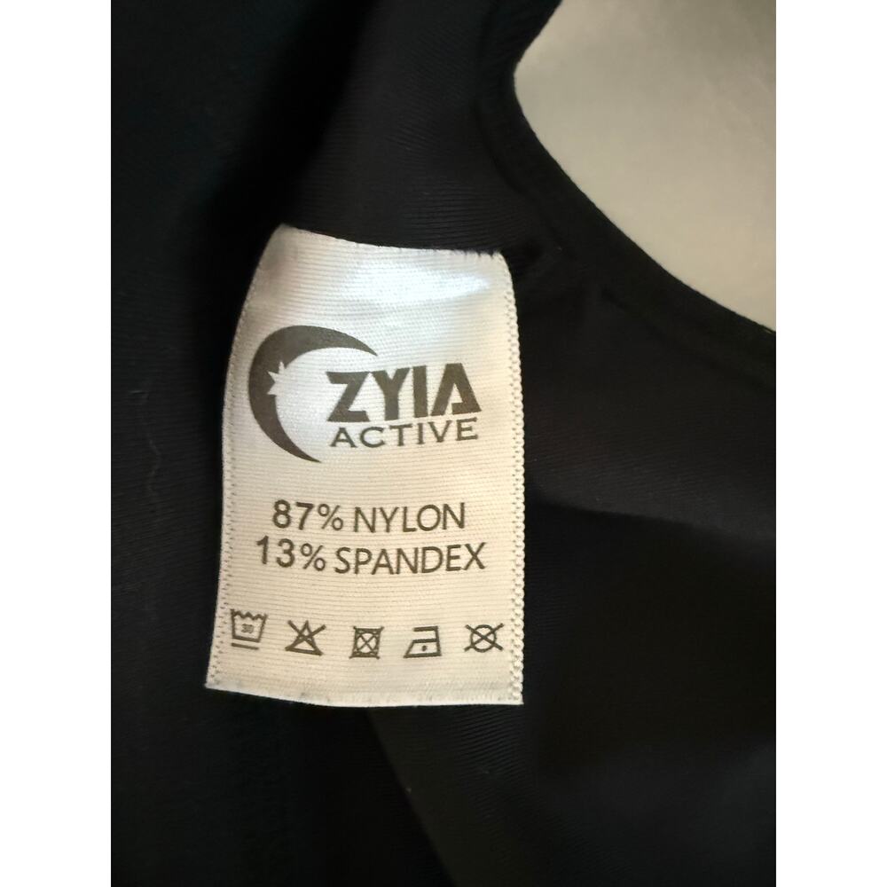 Zyia Active Strappy Grid Sports Bra, Black, XXL - Picture 3 of 5